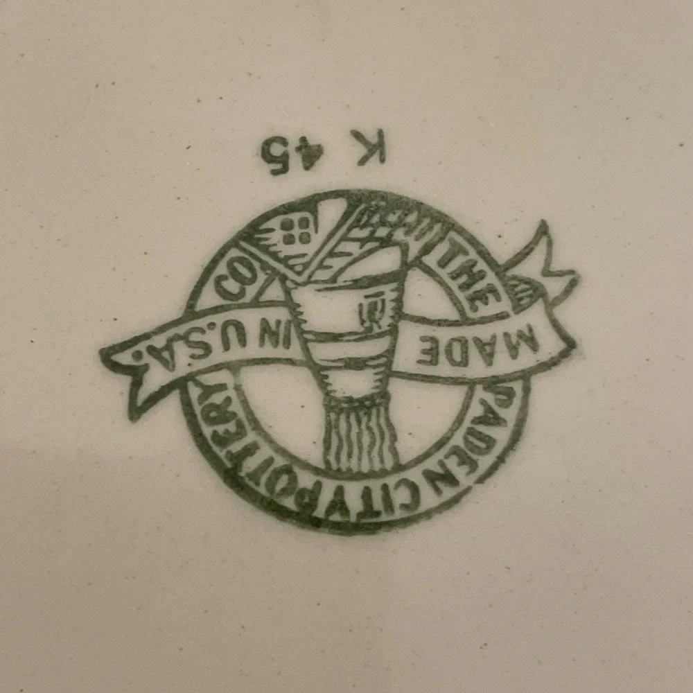 The Paden City Pottery Co‎ K 45 8